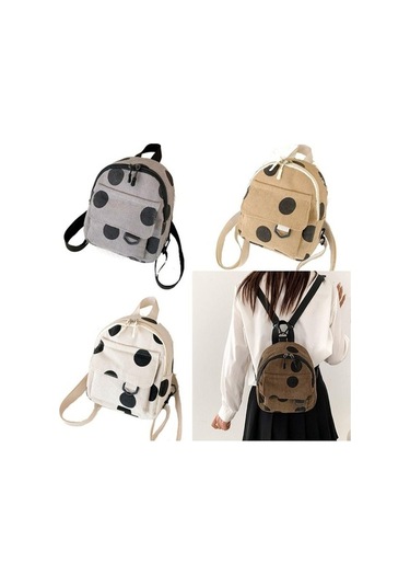 Dancemonkey Yeni Sırt Çantası Seyahat Okul Mini Khaki Kapasiteli Pratik Günlük Çantası Büyük Haki