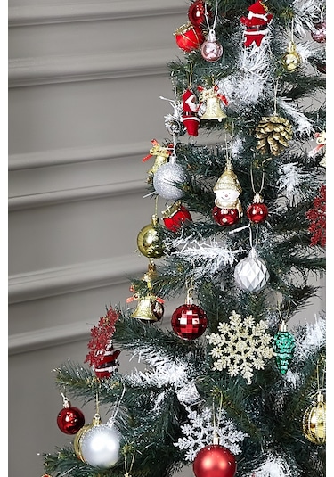 Waldern Luxury Series Yılbaşı Çam Ağacı Plastik Ayaklı 150 CM 260 Yeşil Dal