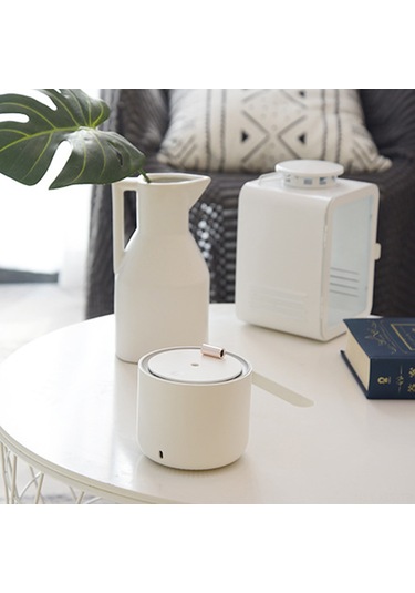 Konesam Beyaz Usb Şarjlı 400ml Otomatik Kapanma Fonksiyonlu, Renkli Işık Ve Düşük Gürültülü Ev Ofis Meblisi Mebnessi