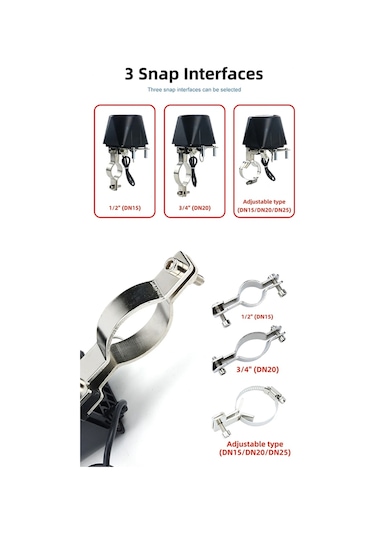 Anjiexun Elektrikli Otomatik Gaz Boru Hattı Manipülatör Vanası Dn15 Dn20 Dn25 A