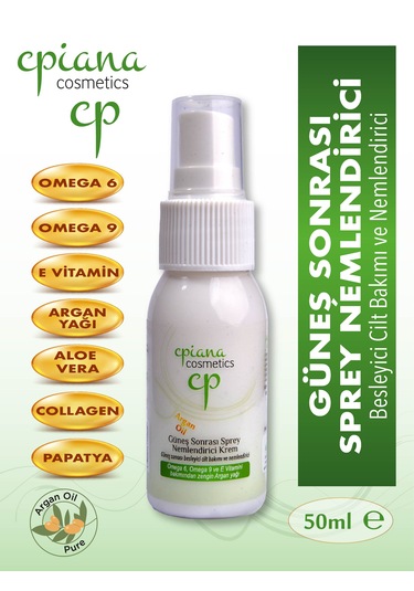 Sprey Güneş Sonrası Argan Yağlı Nemlendirici Krem 50ml