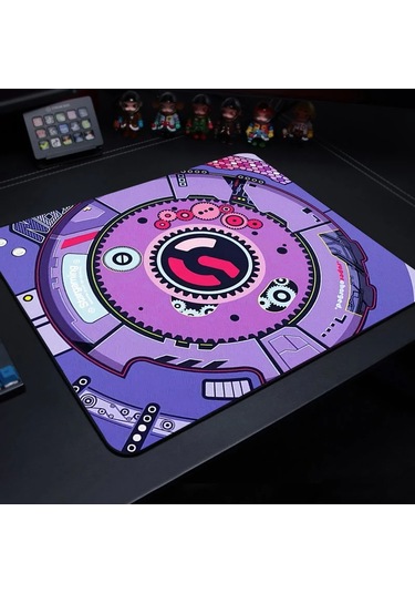 Sevimli Kaplan Desenli Gaming Mouse Pad - Oyun, Dizüstü, Klavye 90x40 Cm Açık Yeşil