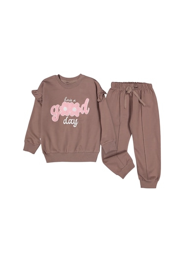Celira Kahve 2 İp İkili Kız Çocuk Takım 2y,3y,4y,5y Kahverengi Celira Kahve 2 İp İkili Kız Çocuk Takım 2y,3y,4y,5y Kahverengi