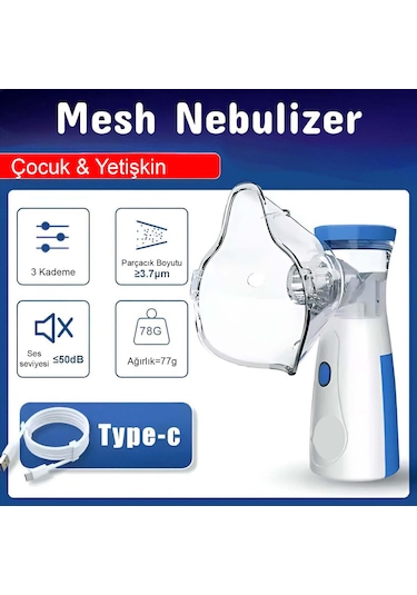 Life Net Medikal JSL-W302 Taşınabilir Mesh Nebülizatör