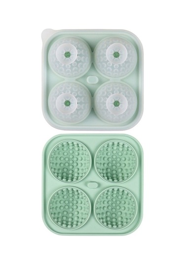 Ganzhoushop Silikon Mavi Kutusu Küpü Kalıp Kafes Buz Küpleri Ambition Adet-golf Açık 2 Rp Açık Mavi