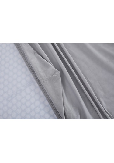 Doqu Home Colourful Fitted Çarşaf Tek King Size - Gri