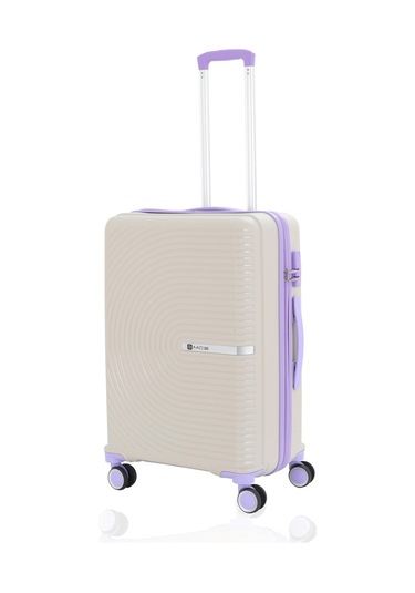 Mçs Polipropilen Valiz V374 65 Cm S21yy100000665 10729 Kemik/lila Kemik - Lila