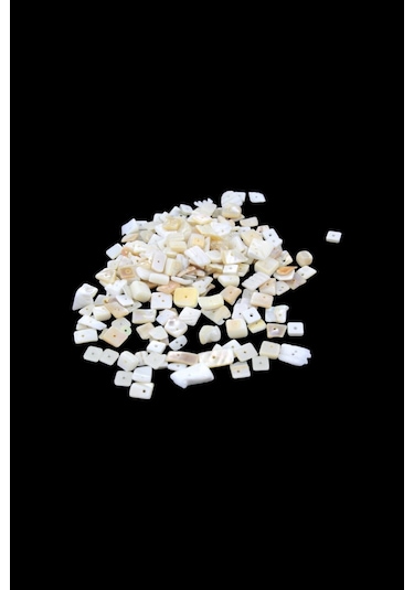 İnci Parıltısı Ortadan Delikli 6x12 Mm Sedef Boncuk 100 Adet