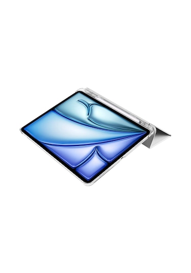 Kilifone - İpad Air 13 2025 M3 Uyumlu - Tablet Kılıfı Smart Cover Kalem Bölmeli Standlı 1-1 Kılıf - Mor - T36490 Kılıf