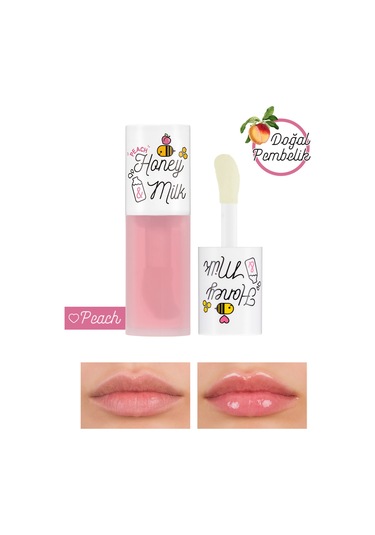 Missha A'pieu Honey & Milk Light Peach Lip Oil