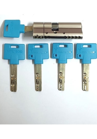 Multlock Mtl600 Interactive Yüksek Güvenli Tuzaklı Çelik Takviyeli Barel 69mm 5 Anahtar
