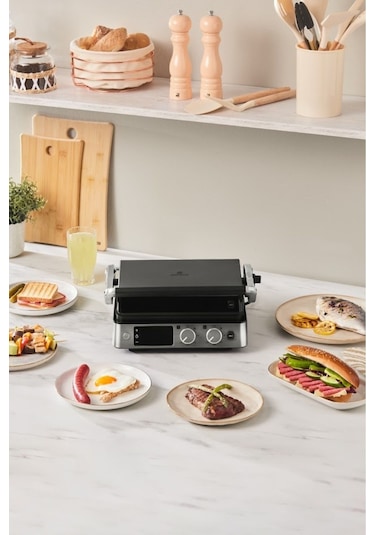 Karaca Compact Steel Sear and Grill Inox 2008 2000 W Izgara ve Tost Makinesi