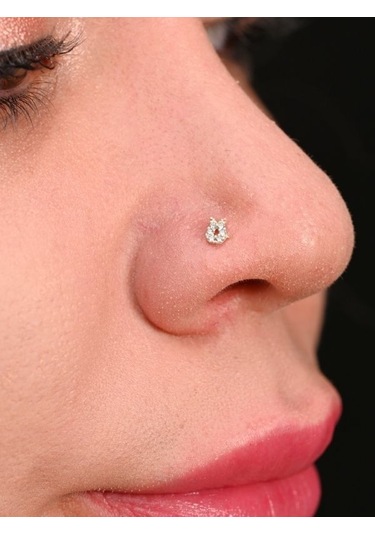 Lale Figür Zirkon Taşlı 925 Ayar Hızma-hızma37 Gümüş