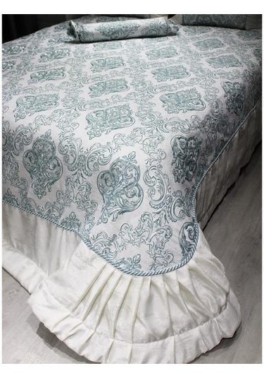 Serenat Çift Kişilik Yatak Örtüsü Yeşil (541549206) Yeşil