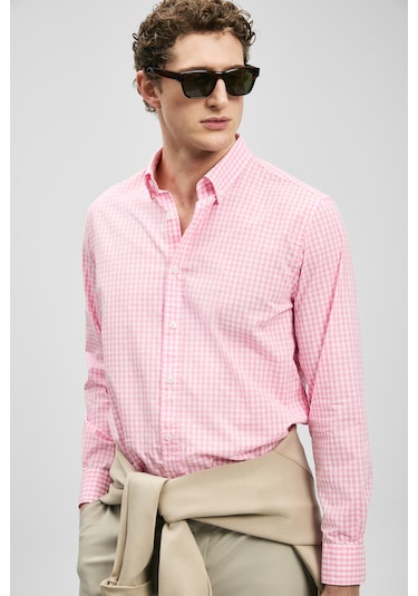 Lufian Marco Erkek Basic Gömlek Regular Fit Pembe Pembe 111010653100800 Pembe Lufian Marco Erkek Basic Gömlek Regular Fit Pembe Pembe 111010653100800 Pembe