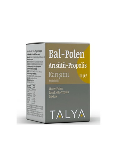 Talya Bal-Polen-Arı Sütü-Propolis Karışımı (Yetişkinler İçin) 230 G