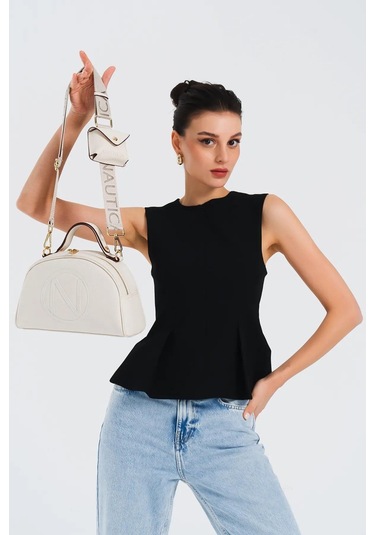Nautica Kadın El Çantası Ekru