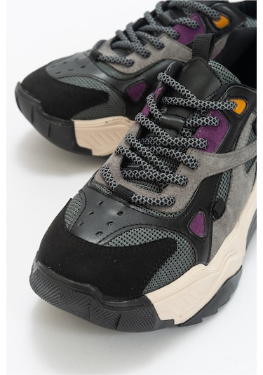 Luvishoes Lecce Siyah-mor Multi Kadın Spor Ayakkabı Mor - Siyah