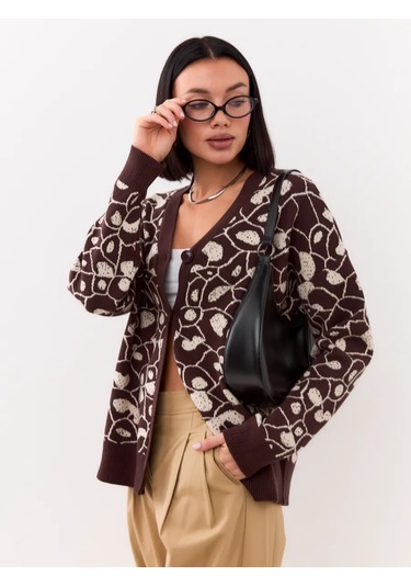 Shatılova M.v. Düğmeli Oversize Sıcak Kazak 281675746