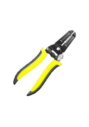 Fastbuy Yellow Otomatik Tel Soyma Pense - Ayarlanabilir Kabloyu Kesme Sıkma Profesyonel Elektrikçi Aleti
