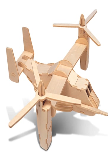 Ahşap 3d Puzzle Plane