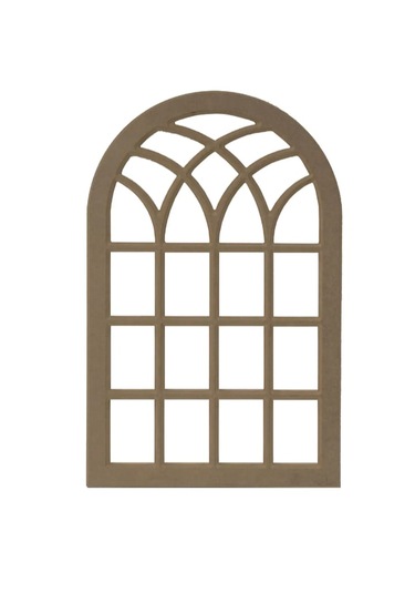 Ahşap Mdf Boyanabilir Dekoratif Duvar Aynası 4