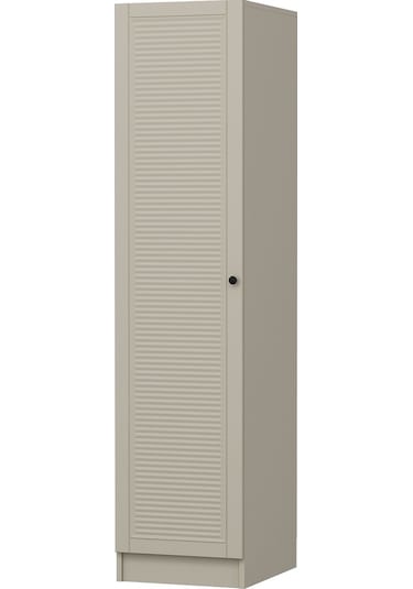 Minar Kale 1 Kapaklı Dolap Mebran Panjur 190cm - Kumtaşı/kumtaşı - Askılıklı Kumtaşı