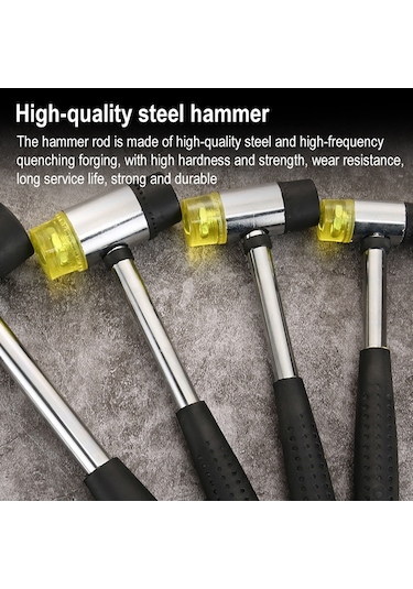 40mm Mini Çelik Saplı Yuvarlak Kafa Çekiç