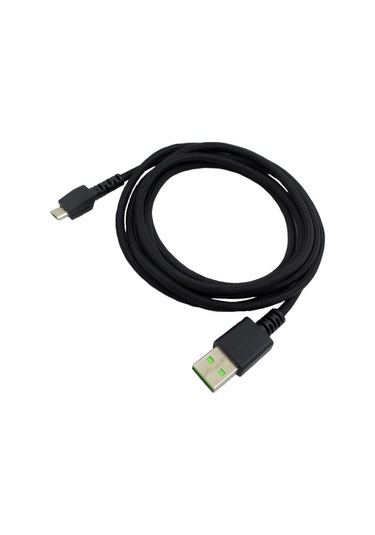 Teltree Razer Oyun Fareleri İçin Dayanıklı Usb Micro Şarj Kablosu - 1.8m Uzunluk, Siyah