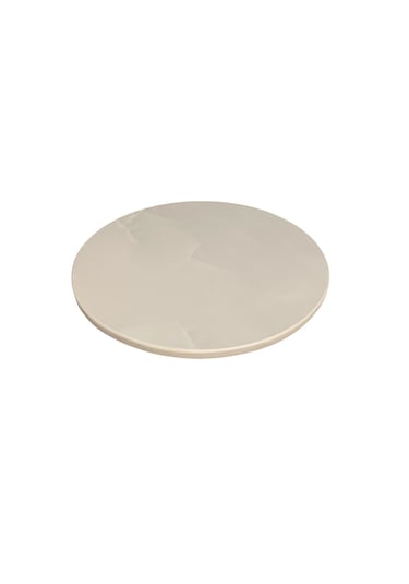 Porselen Sunumluk 2 Cm Ayaklı, Dekoratif Sunumluk Beyaz