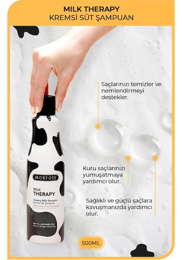 Morfose Milk Therapy Şampuan 500 ML