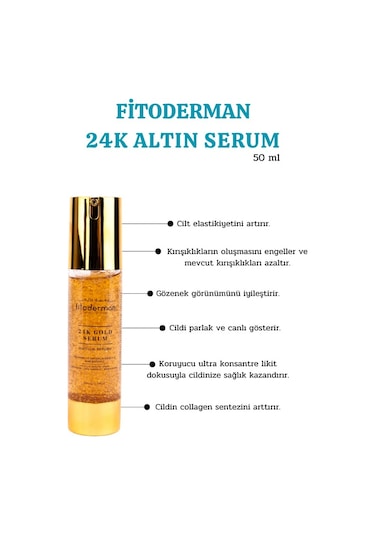 Fitoderman 24K Kırışıklık Karşıtı Serum 50 ML
