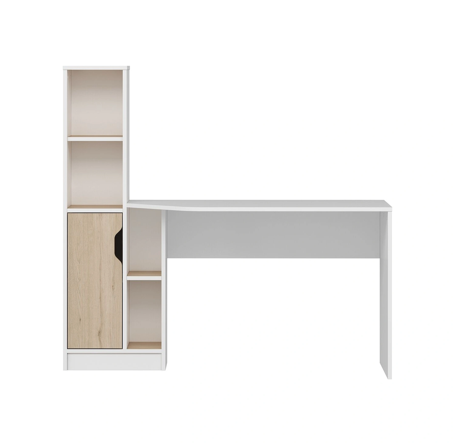 Viora Çalışma Masası - Beyaz/derin Sepet Çok Renkli