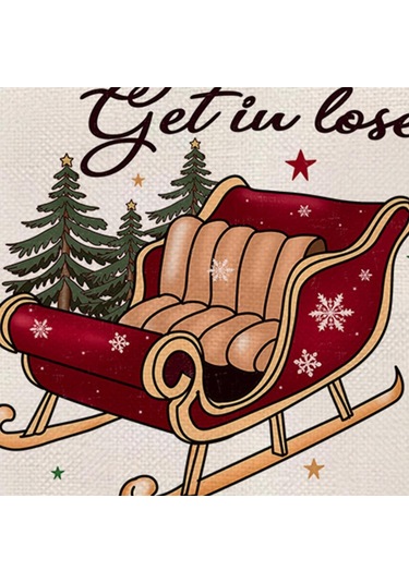 Suntek Yılbaşı Masa Örtüsü Kolay Temizlenebilir Kızak Kızak Diğer