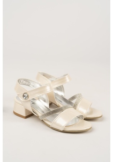 Kız Çocuk Taşlı Abiye Ayakkabı Siyah