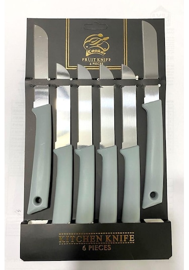 Cooker Ckr-2959 6'lı Meyve Bıçağı Mavi