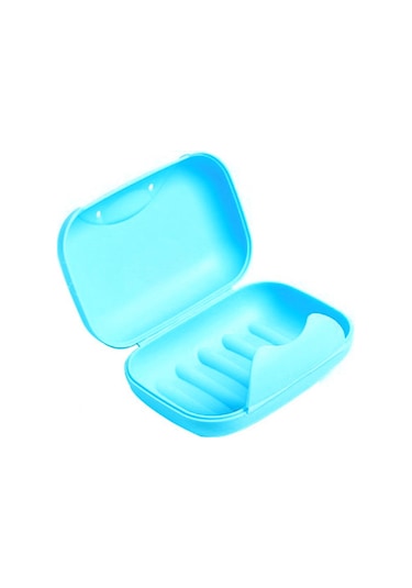 Wezone Rezervuar Kapaklı Seyahat Sabun Kutusu Büyük Boy Şeffaf Plastik Taşınabilir Ev Bakımı Gereci