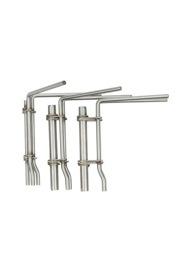 Vkemall Silindir Piston Kolu Conta Montaj Seti - Paslanmaz Çelik, 3 Parça, 23.5x13x6cm, 438g