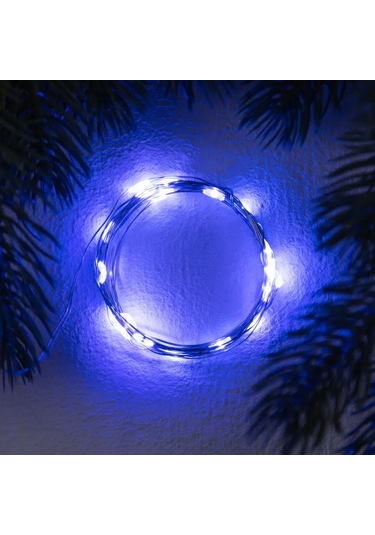 Luazon Lighting Pilli Erciş Işıklı, 2 M 451572481 Mavi