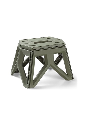 At6775 Plastik Katlanır Sandalye Kısa Model-askeri Yeşil Diğer Çok Renkli