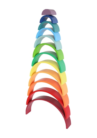 Woodnjoy Waldorf 12'li Pastel Gökkuşağı Waldorf 09