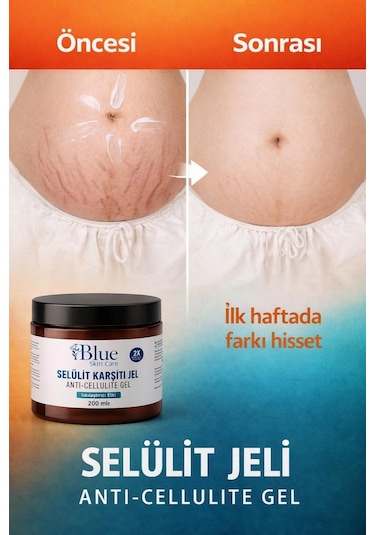 Blue Skin Care Selülit Kremi Jel 250 ML