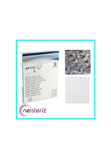 Convatec Aquacel Ag Alginate Gümüşlü Yara Örtüsü 10 x 10 CM 5 Adet