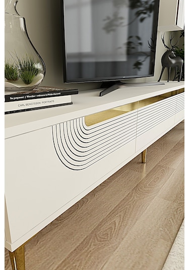 Tvr1803bg - Meyra Tvr180 Ünitesi Takım Beyaz-gold 180cm Beyaz-gold
