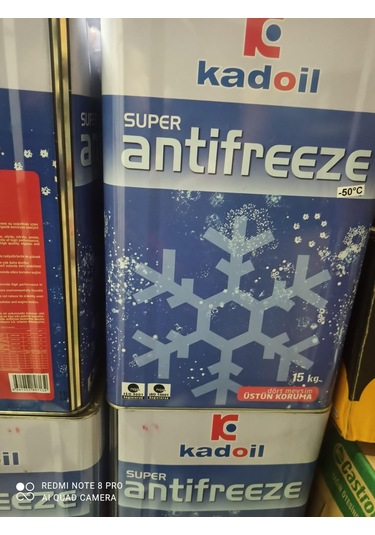 Antifiriz Kırmızı Teneke 15 Kg -50 Derece Kırmızı
