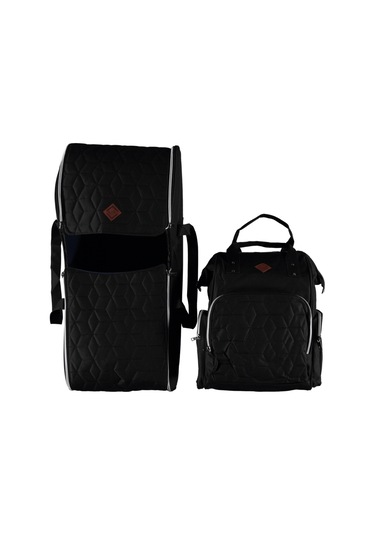Bebek Taşıma Seti Portbebe & Anne Bebek Bakım Çantası Siyah