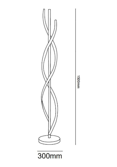 Tra20086 Eco 150 Cm Led Lambader Double Joy