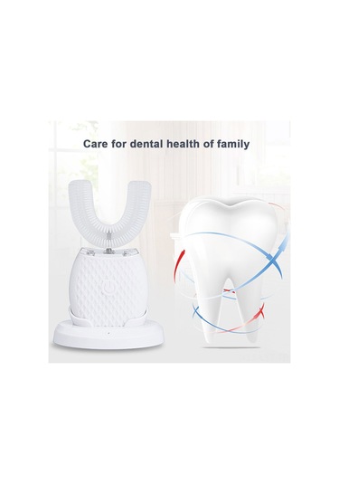 Youtek Otomatik U Şekilli Diş Fırçası - 360 Derece Temizlik, 3 Modlu Şarj Edilebilir Çok Renkli