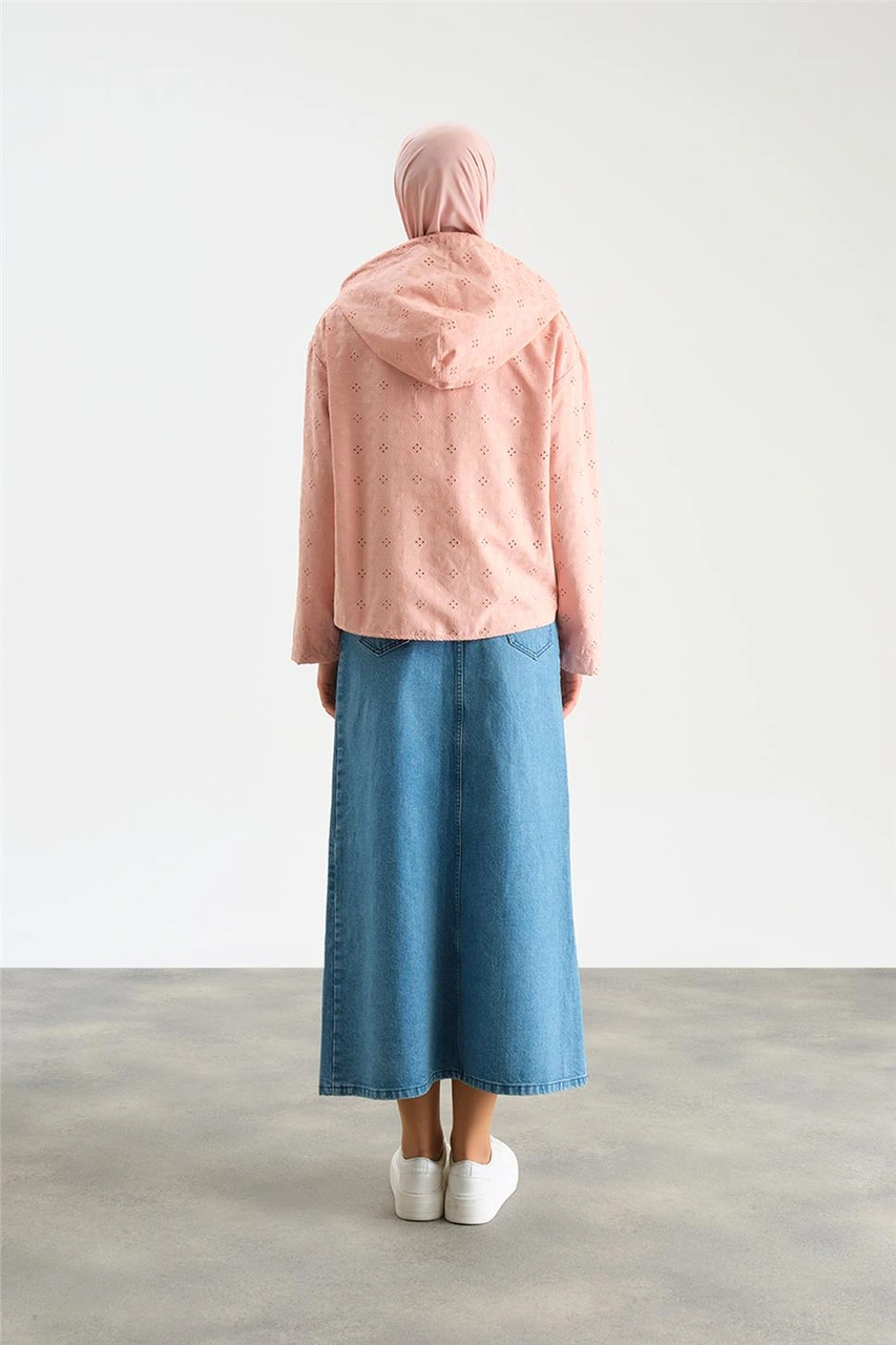 Armine Brode Sweat 23y3139 Pudra Pembe