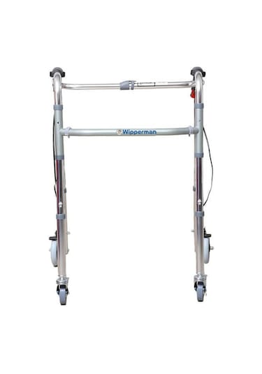 Hasta Tekerlekli Katlanır Walker 4 Tekerli Katlanır Frenli Yürüteç